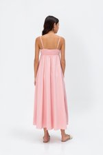 CECILIA SMOCKED MAXI DRESS