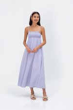 CECILIA SMOCKED MAXI DRESS