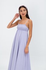 CECILIA SMOCKED MAXI DRESS