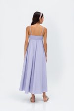 CECILIA SMOCKED MAXI DRESS