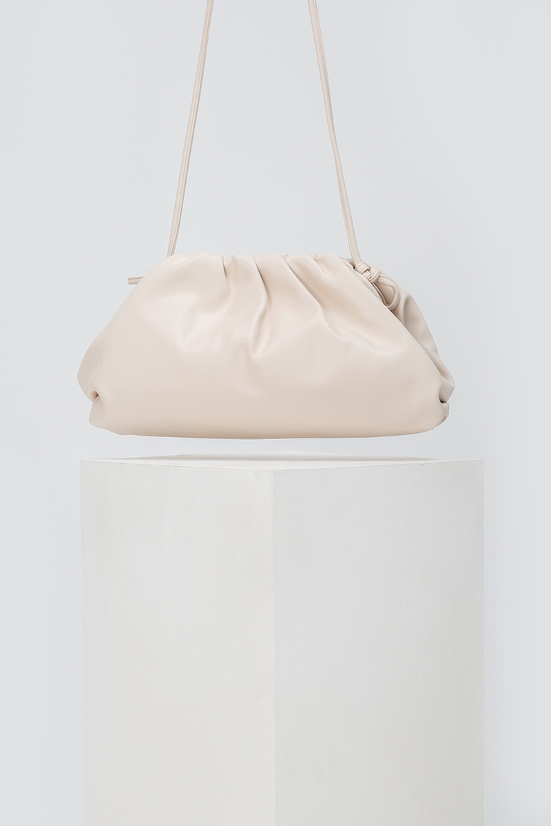 SOFT LEATHER DUMPLING BAG (LARGE) | Love and Bravery