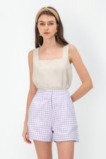 ELIANA GINGHAM SHORTS