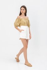 FAYA COTTON ELASTIC SHORTS