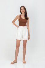 JACINDA SCALLOP SHORTS