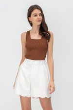 JACINDA SCALLOP SHORTS