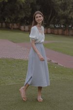 KORA SQUARENECK PUFF SLEEVE TOP