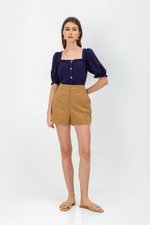 KORA SQUARENECK PUFF SLEEVE TOP