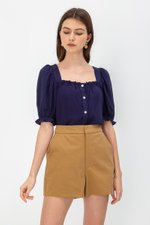 KORA SQUARENECK PUFF SLEEVE TOP