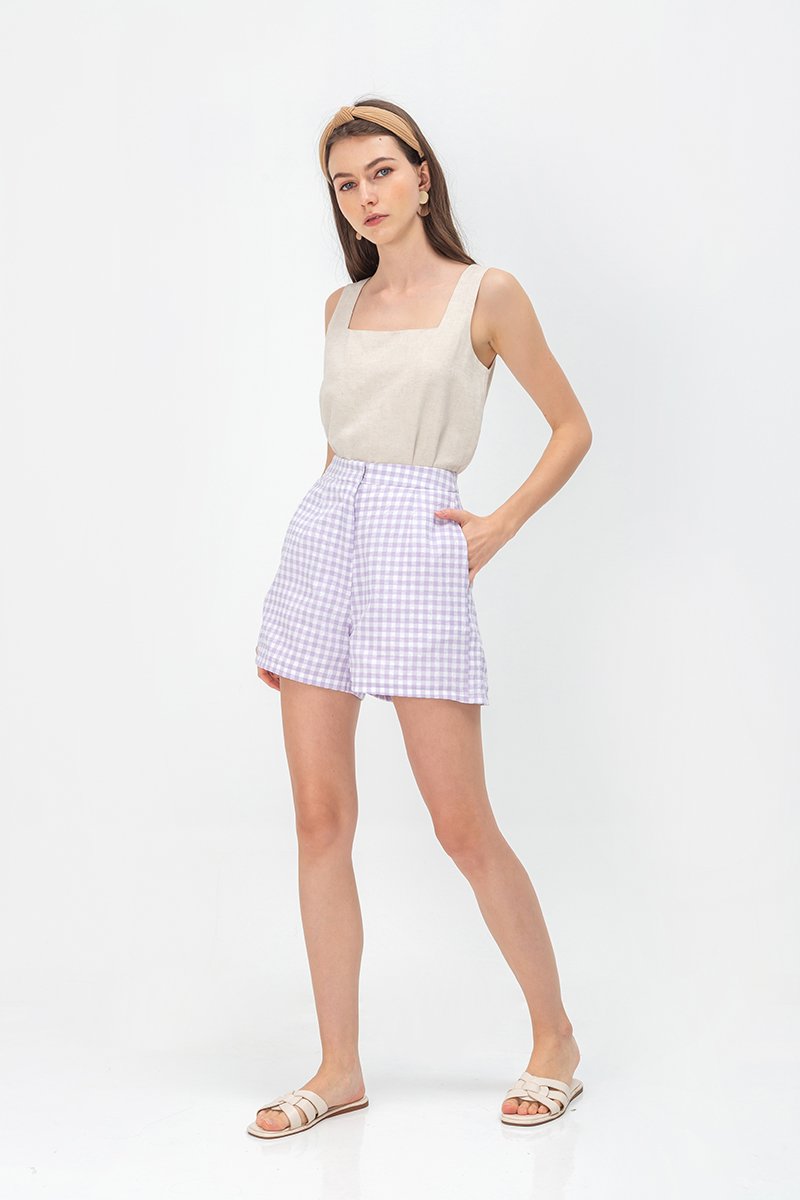 ELIANA GINGHAM SHORTS