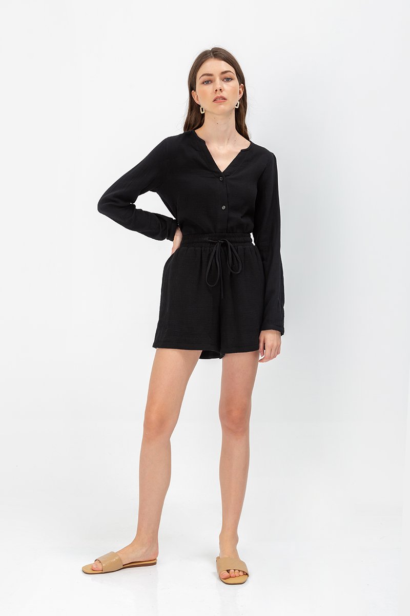 FAYA COTTON ELASTIC SHORTS
