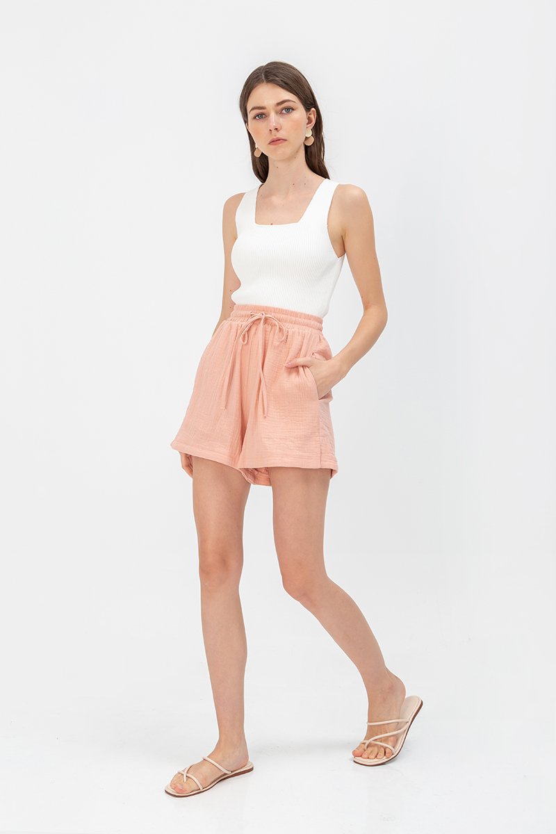 FAYA COTTON ELASTIC SHORTS