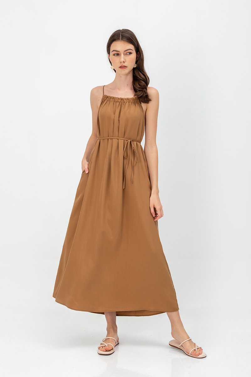 GABRIELA BACK DETAIL MAXI DRESS
