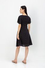 CARRIS POLKADOT FIT & FLARE DRESS CARRIS POLKADOT FIT & FLARE DRESS