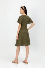 CARRIS POLKADOT FIT & FLARE DRESS CARRIS POLKADOT FIT & FLARE DRESS