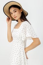 CARRIS POLKADOT FIT & FLARE DRESS CARRIS POLKADOT FIT & FLARE DRESS