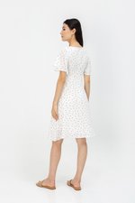 CARRIS POLKADOT FIT & FLARE DRESS CARRIS POLKADOT FIT & FLARE DRESS