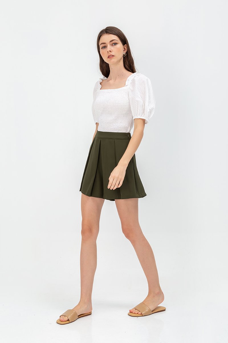 MARIE PLEATED SKORTS