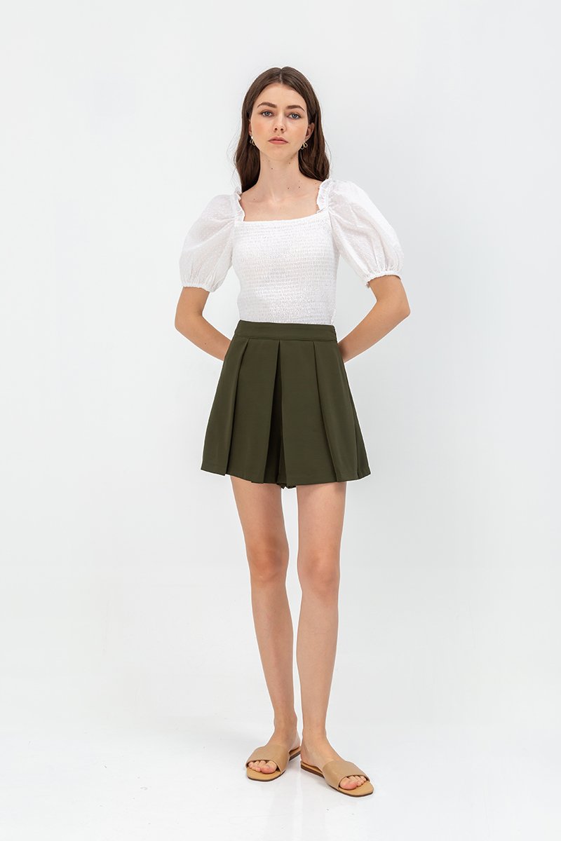 MARIE PLEATED SKORTS