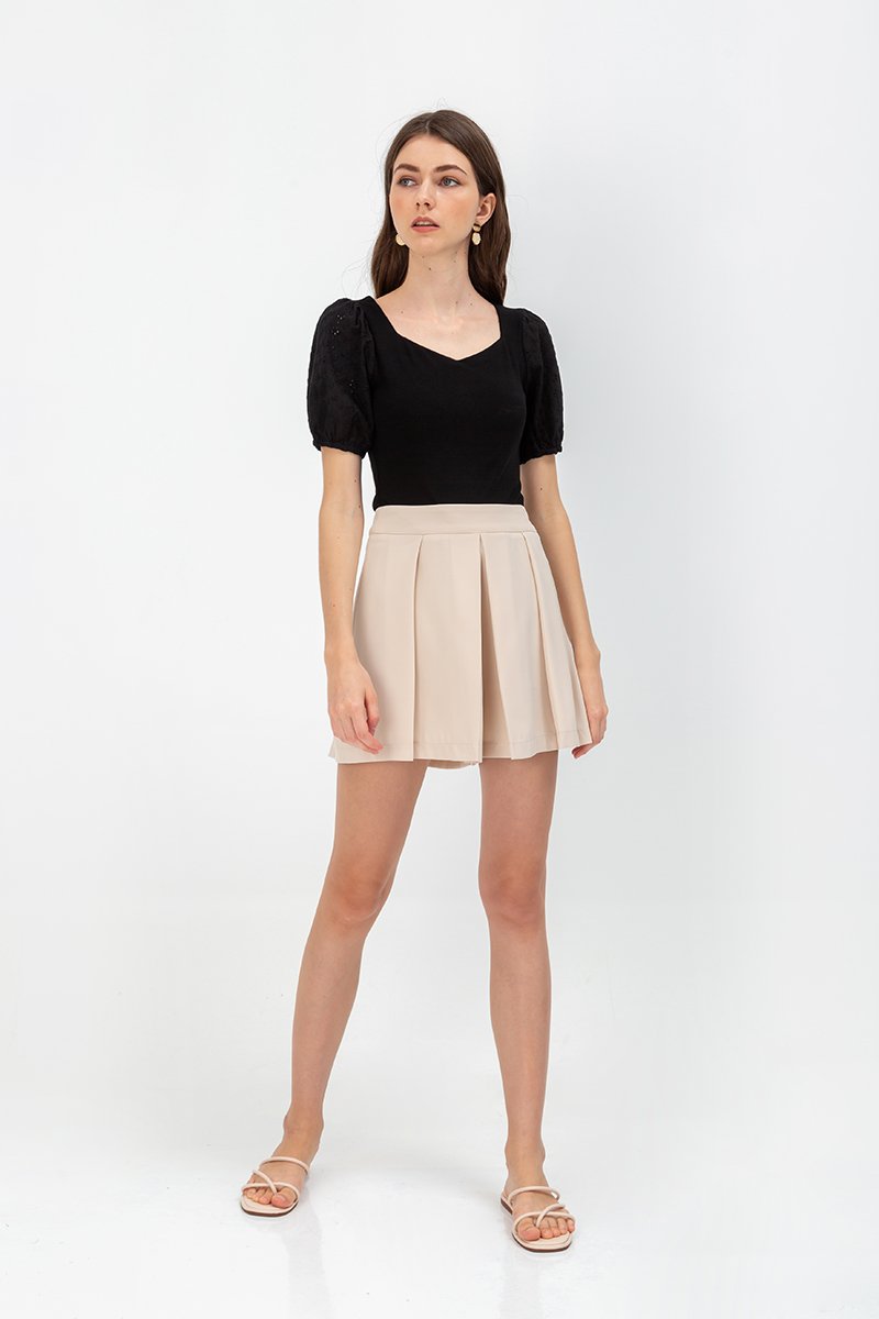 MARIE PLEATED SKORTS