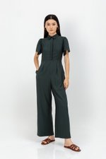 GWEN COLLARED BUTTONDOWN JUMPSUIT