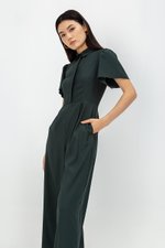 GWEN COLLARED BUTTONDOWN JUMPSUIT