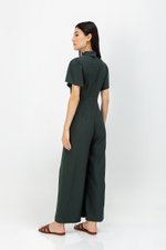 GWEN COLLARED BUTTONDOWN JUMPSUIT