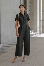 GWEN COLLARED BUTTONDOWN JUMPSUIT