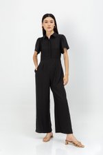 GWEN COLLARED BUTTONDOWN JUMPSUIT