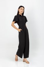 GWEN COLLARED BUTTONDOWN JUMPSUIT