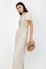 GWEN COLLARED BUTTONDOWN JUMPSUIT