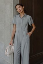 GWEN COLLARED BUTTONDOWN JUMPSUIT