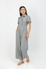 GWEN COLLARED BUTTONDOWN JUMPSUIT
