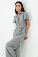 GWEN COLLARED BUTTONDOWN JUMPSUIT