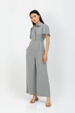 GWEN COLLARED BUTTONDOWN JUMPSUIT
