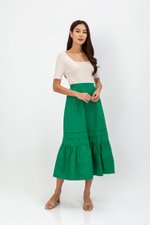 KYRA POPLIN MIDAXI SKIRT