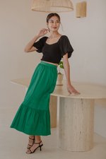 KYRA POPLIN MIDAXI SKIRT