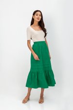 KYRA POPLIN MIDAXI SKIRT