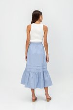 KYRA POPLIN MIDAXI SKIRT