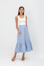 KYRA POPLIN MIDAXI SKIRT