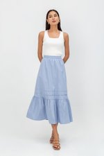 KYRA POPLIN MIDAXI SKIRT
