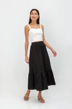 KYRA POPLIN MIDAXI SKIRT
