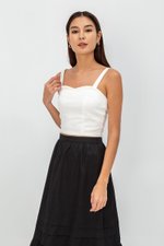 KYRA POPLIN MIDAXI SKIRT