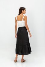 KYRA POPLIN MIDAXI SKIRT