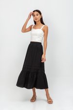 KYRA POPLIN MIDAXI SKIRT