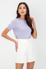 ASTERIA LINEN HIGHWAIST SHORTS