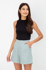 ASTERIA LINEN HIGHWAIST SHORTS