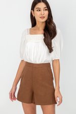 ASTERIA LINEN HIGHWAIST SHORTS