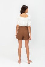 ASTERIA LINEN HIGHWAIST SHORTS