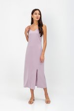 AERA SATIN SLIP MIDI DRESS AERA SATIN SLIP MIDI DRESS