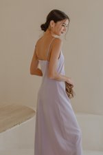 AERA SATIN SLIP MIDI DRESS AERA SATIN SLIP MIDI DRESS